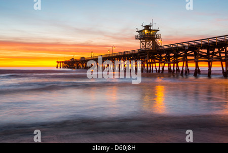 San Clemente Pier Banque D'Images