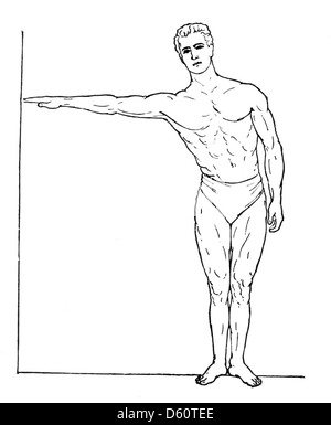 Une méthode naturelle d'entraînement physique : d'être une description de la pratique du système de 'checkley" physiculture / c par Edwin checkley (1890) Banque D'Images