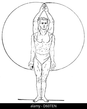 Une méthode naturelle d'entraînement physique : d'être une description de la pratique du système de 'checkley" physiculture / c par Edwin checkley (1890) Banque D'Images