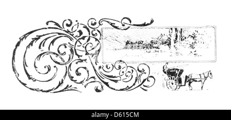 Une description de l'ouest de resorts de la santé et de plaisir accessible par Union Pacific (1891) Banque D'Images