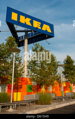 New York, NY - 6 août 2009 Ikea dans le quartier de Brooklyn à Red Hook Banque D'Images