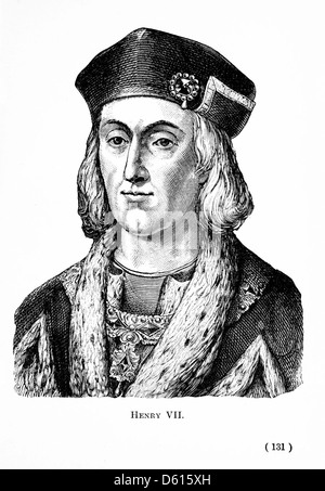 Une image tirée de 'A Child's History of England' (1897), mettant en vedette Henry VII. L'illustration met en évidence le personnage historique clé de l'histoire anglaise, en se concentrant sur son rôle dans la dynastie Tudor et son règne. Banque D'Images