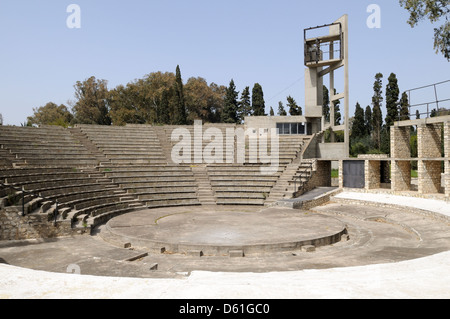 Amphithéâtre de style grec à la Villa Sebastian International Centre Hammamet Tunisie Banque D'Images