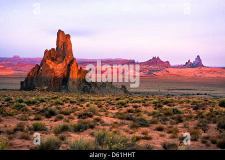 Churh Rock, près de Kayenta Arizona Banque D'Images