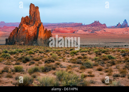 Churh Rock, près de Kayenta Arizona Banque D'Images