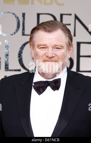 La 69e Brendan Gleeson (Golden Globes 2012) tenue à l'hôtel Beverly Hilton - Arrivées Los Banque D'Images