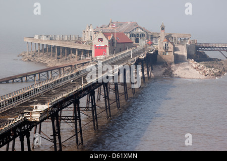 Birnbeck Pier, Weston Super Mare, Somerset, Angleterre, Royaume-Uni Banque D'Images