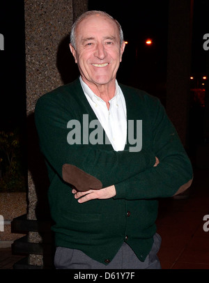 Len Goodman des stars en dehors de la route des studios pour 'The Late Late Show' Dublin, Irlande - 13.01.12 Banque D'Images