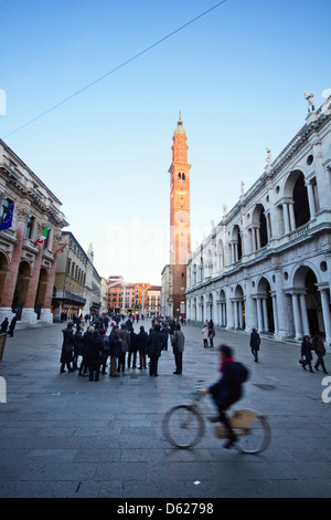 L'Europe ; Italie ; italien ; Vicenza ; nord ; Veneto ; UNESCO ; Palladio ; carré ; centre historique ; location ; Basilica Palladiana ; ; Banque D'Images