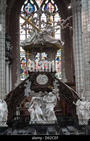 Sint Niklaas Kerk, la Saint-Nicolas, église à Gent Gand Belgique Banque D'Images