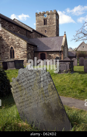 St Mary's et l'église All Saints du nord du Pays de Galles Conwy Banque D'Images