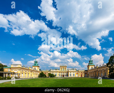 Le 17ème siècle, Palais Royal de Wilanów à Varsovie, Pologne. Banque D'Images