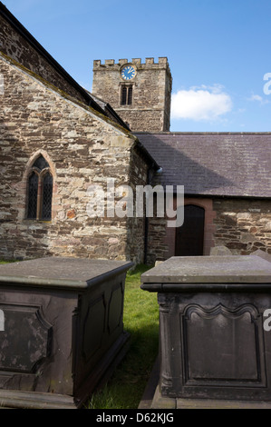 St Mary's et l'église All Saints du nord du Pays de Galles Conwy Banque D'Images