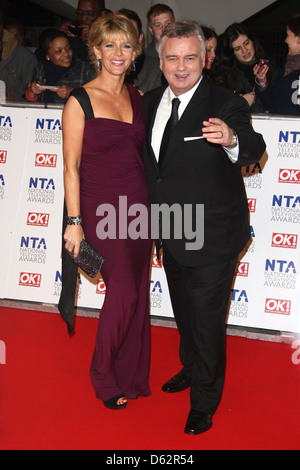 Ruth Langsford et Eamonn Holmes Le National Television Awards (NTA) Arrivées - Londres, Angleterre Banque D'Images