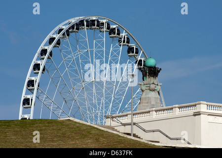 De roue sur l'Hoe de Plymouth Banque D'Images