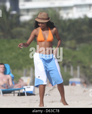 Gabrielle Union spends the day at the beach with her family