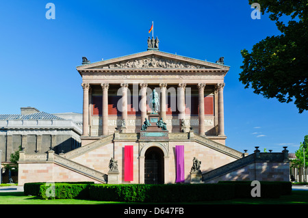 Alte nationalgalerie (ancienne galerie nationale musée) à Berlin, Allemagne Banque D'Images