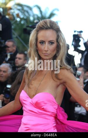 Socialite britannique Lady Victoria Hervey arrive à la première de 'Tuer doux' pendant le 65e Festival de Cannes au Palais des Festivals de Cannes, France, le 22 mai 2012. Photo : Hubert Boesl Banque D'Images