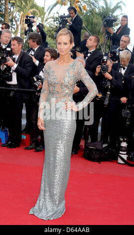 Socialite britannique Lady Victoria Hervey arrive à la première de "Sur la route" au cours de la 65e Festival de Cannes au Palm Beach de Cannes, France, le 23 mai 2012. Photo : Hubert Boesl Banque D'Images