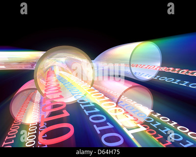 Autoroute de l'information, artwork Banque D'Images