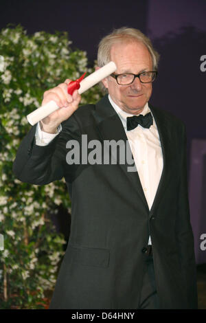 Prix du jury de Ken Loach, le réalisateur pose à la photocall gagnants du 65ème Festival de Cannes au Palais des Festivals de Cannes, France, le 27 mai 2012. Photo : Hubert Boesl Banque D'Images