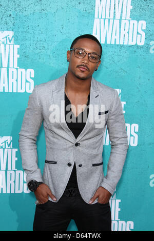 Le rappeur et acteur américain Percy Romeo Miller arrive sur le tapis rouge des MTV Movie Awards 2012 au Gibson Amphitheatre à Universal City, USA, 03 juin 2012. Photo : Hubert Boesl Banque D'Images