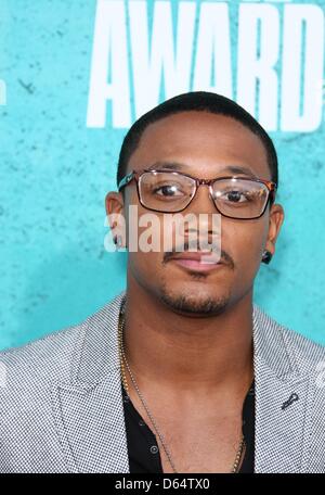 Le rappeur et acteur américain Percy Romeo Miller arrive sur le tapis rouge des MTV Movie Awards 2012 au Gibson Amphitheatre à Universal City, USA, 03 juin 2012. Photo : Hubert Boesl Banque D'Images