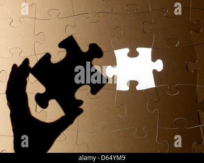 Jigsaw puzzle Banque D'Images