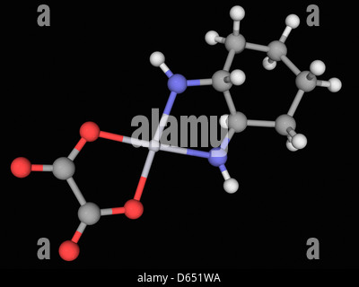L'oxaliplatine molécule pharmaceutique Banque D'Images