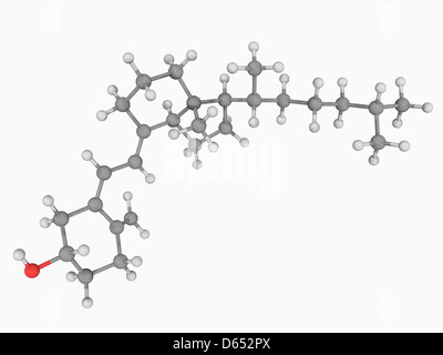 Molécule de vitamine D Banque D'Images