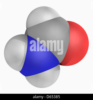 Molécule Formamide Banque D'Images