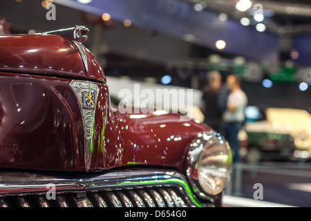 Paris, France - 06 février : Vintage car Peugeot 203 au Salon Rétromobile, Février 06, 2013 Paris, France. Banque D'Images