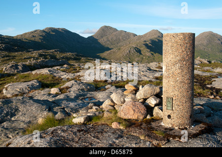 Druim Garbh, Sgurr, Dhomhnuill Sgurr na h-Ighinn Chaorainn et Sgurr a' du sommet de Druim Glas, Ardgour, Ecosse, Royaume-Uni. Banque D'Images