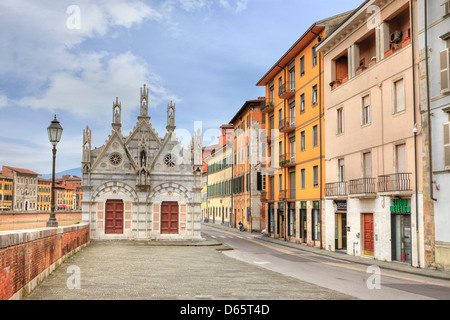 Pise, Santa Maria della Spina, Toscane, Italie Banque D'Images