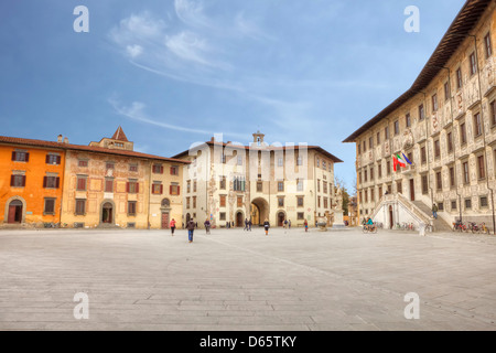 La Piazza dei Cavalieri, Pise, Toscane, Italie Banque D'Images