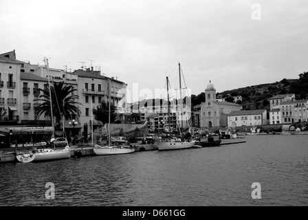 Port Vendres, sud de la France, Banque D'Images