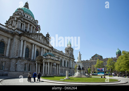 Belfast City Hall, Donegall Square, Belfast, comté d'Antrim, en Irlande du Nord, Belfast City Council, Centre civique Banque D'Images