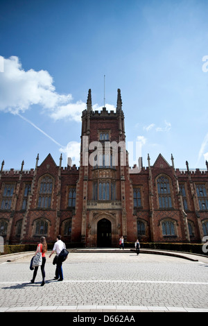 Queen's University Belfast, en Irlande du Nord Banque D'Images