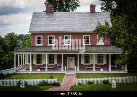 Rock Ford Plantation, le 18e siècle accueil de guerre révolutionnaire général Edward la main. Le Comté de Lancaster, Pennsylvanie le patrimoine historique. Banque D'Images