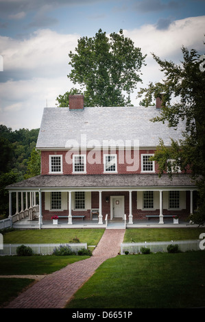 Rock Ford Plantation, le 18e siècle accueil de guerre révolutionnaire général Edward la main. Le Comté de Lancaster, Pennsylvanie le patrimoine historique. Banque D'Images