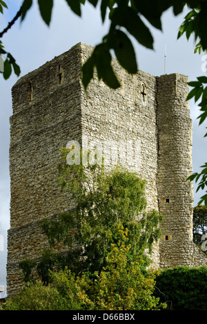 Vue sur St George's Tower, Château d'Oxford, Oxford Angleterre Banque D'Images