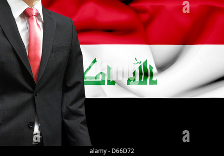 Homme d'affaires de l'Iraq conceptual image Banque D'Images