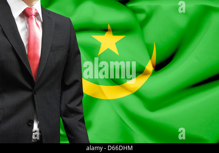 Homme d'affaires de la Mauritanie conceptual image Banque D'Images