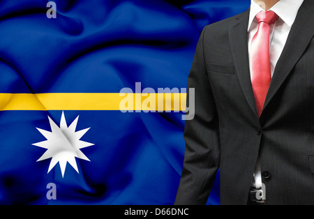 Homme d'affaires de Nauru conceptual image Banque D'Images