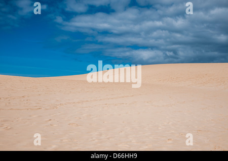 Fuerteventura dunes qui montre que c'est comme être dans un désert Banque D'Images