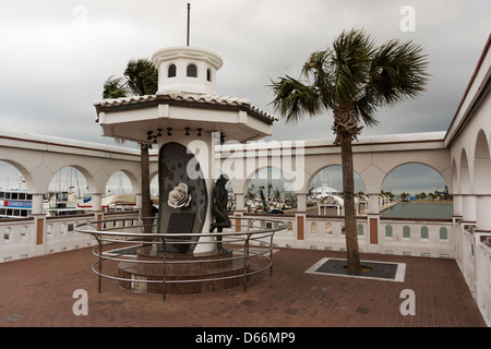 Vue grand angle du Selena Quintanilla Perez memorial à Corpus Christi, Texas Banque D'Images