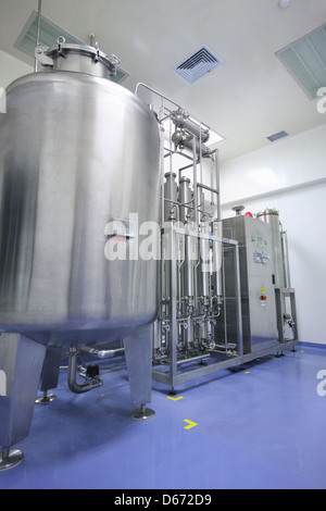 Installation de fabrication en usine de produits pharmaceutiques Banque D'Images