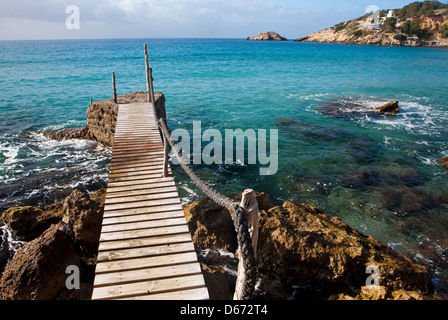 Cala d'Hort cove à Sant Josep de sa Talaia, Ibiza, Illes Balears, Espagne Banque D'Images