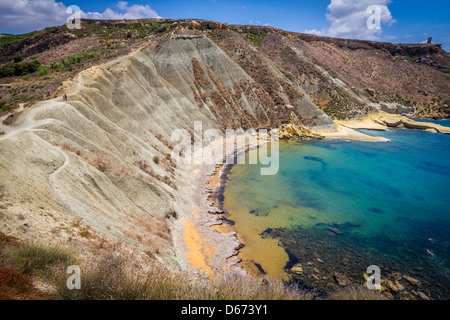 Gnejna Bay de Ras il-Qarraba Banque D'Images