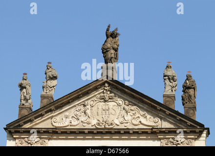 Détail de Saint Salvator Church, Prague Banque D'Images